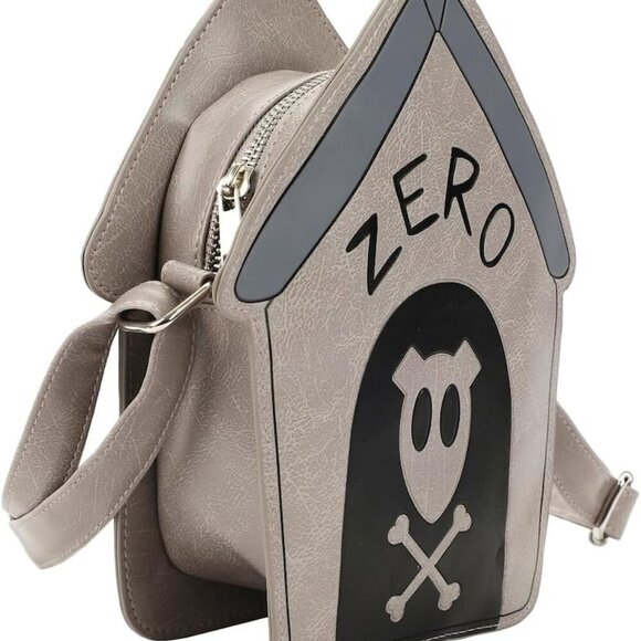 Brand New Zero Dog House Crossbody Bag 8.6in Purple Novelty - Picture 3 of 8